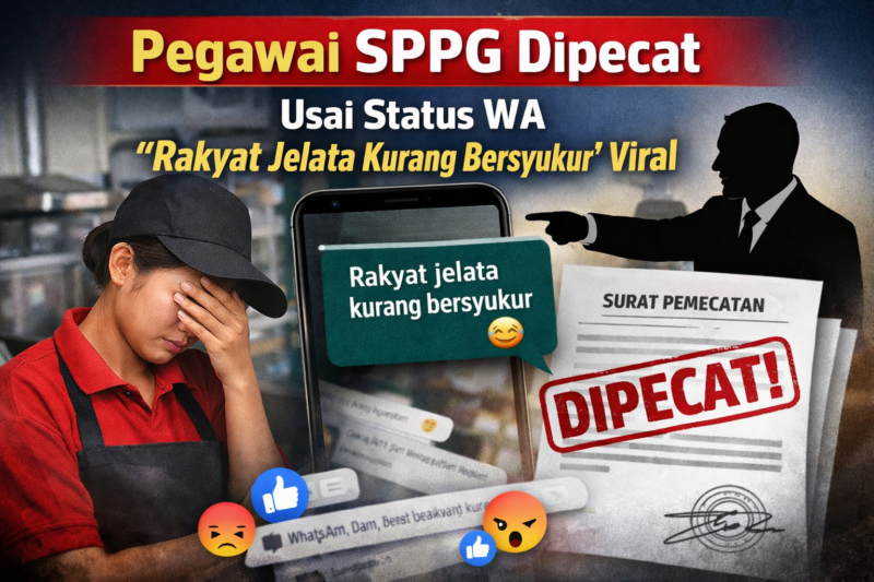 Pegawai SPPG Dipecat Usai Status WA “Rakyat Jelata Kurang Bersyukur” Viral