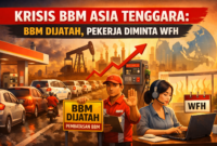 Asia Tenggara Mulai Waspada, BBM Dijatah hingga WFH Diberlakukan