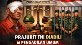 Prajurit TNI Penyerang Andrie Dinilai Harus Diadili di Peradilan Umum