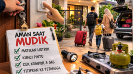 Tips Menjaga Keselamatan Rumah Saat Mudik ke Kampung Halaman