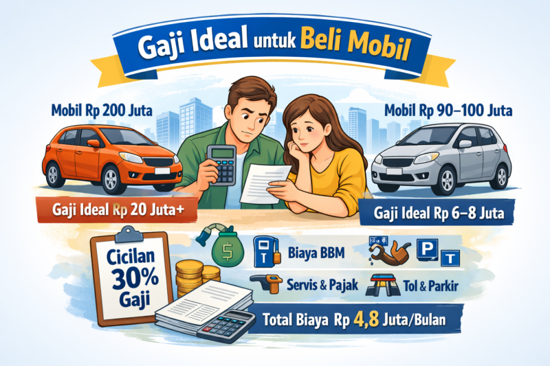 Berapa Gaji Ideal untuk Beli Mobil? Ini Cara Hitung yang Aman