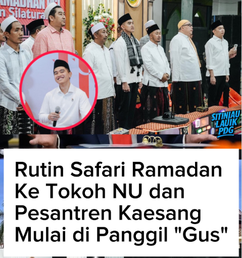Dipanggil “Gus”, Kaesang Pangarep Temui KH Muhiddin Ishaq Saat Safari Ramadhan