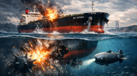 Kapal Tanker Turki Diserang dari Bawah Laut, Muat 1 Juta Barel Minyak