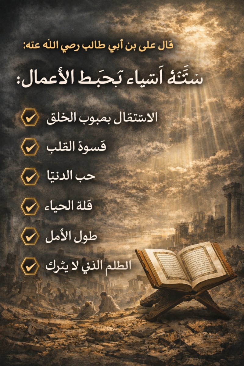 Enam Perkara yang Dapat Merusak Amal Kebaikan Menurut Nasihat Ulama