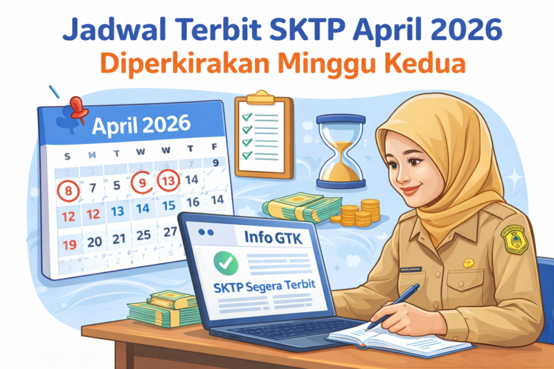 Jadwal Terbit SKTP April 2026 Diperkirakan Minggu Kedua, Guru Diminta Rutin Cek Info GTK