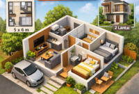 Inspirasi Rumah Minimalis Dua Kamar, Solusi Nyaman di Lahan Terbatas