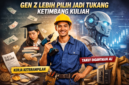 Gara-gara AI, Banyak Gen Z Pilih Jadi Tukang Ketimbang Kuliah