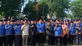 Pemerintah Kota Jambi resmi melantik 5.600 Pegawai Pemerintah dengan Perjanjian Kerja (PPPK) beberapa waktu lalu. (Foto : Dok/JambiOne.com)