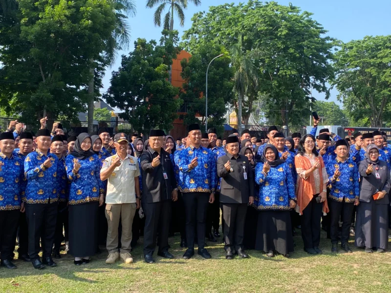 Pemerintah Kota Jambi resmi melantik 5.600 Pegawai Pemerintah dengan Perjanjian Kerja (PPPK) beberapa waktu lalu. (Foto : Dok/JambiOne.com)