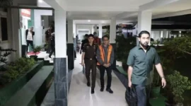 Petinggi PLN Jambi Vincentius Fanny Ditangkap Kejati Bengkulu ( DOK. firmansyah/kompas.com )
