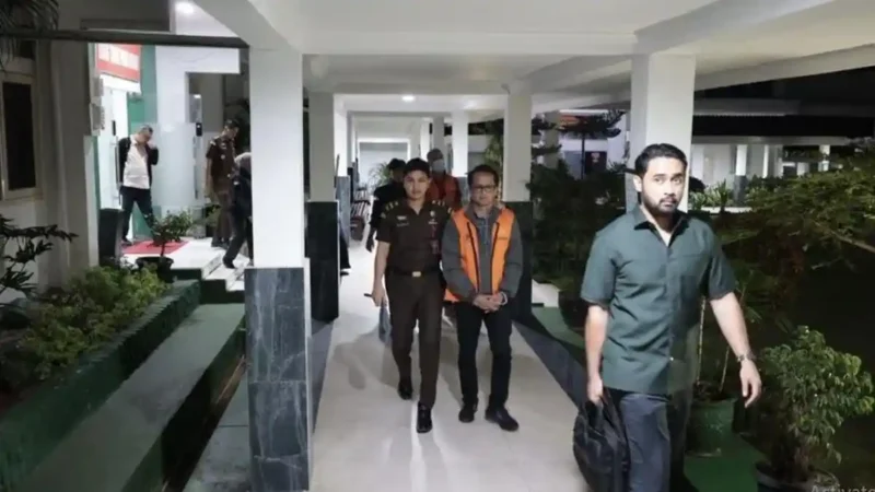 Petinggi PLN Jambi Vincentius Fanny Ditangkap Kejati Bengkulu ( DOK. firmansyah/kompas.com )
