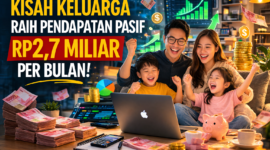 Kisah Keluarga Raih Pendapatan Pasif Rp2,7 Miliar per Bulan