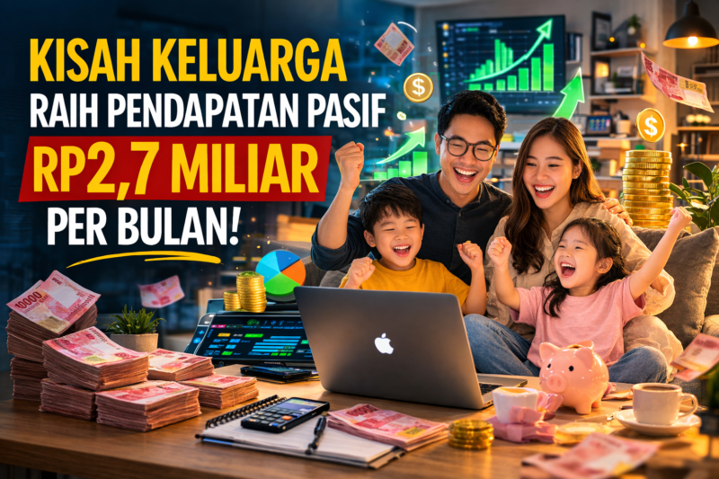 Kisah Keluarga Raih Pendapatan Pasif Rp2,7 Miliar per Bulan
