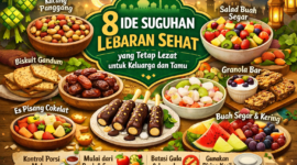 8 Ide Suguhan Lebaran Sehat yang Tetap Lezat untuk Keluarga dan Tamu ( Poto : Ilustrasi AI )