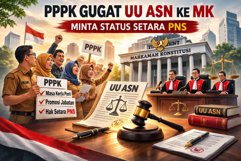 PPPK Gugat UU ASN ke MK, Minta Status Setara PNS