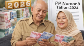 Update Gaji Pensiunan PNS 2026, Masih Mengacu PP 8/2024, Kenaikan Terakhir 12 Persen ( poto ilustrasi IA )