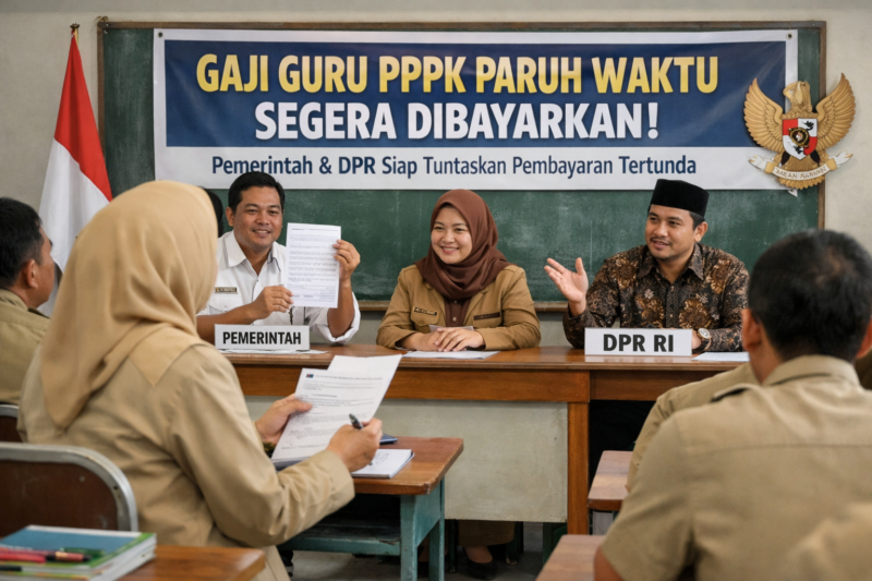 DPR Mendesak Pemerintah Pusat Segera Bayar Gaji Guru PPPK Paruh Waktu