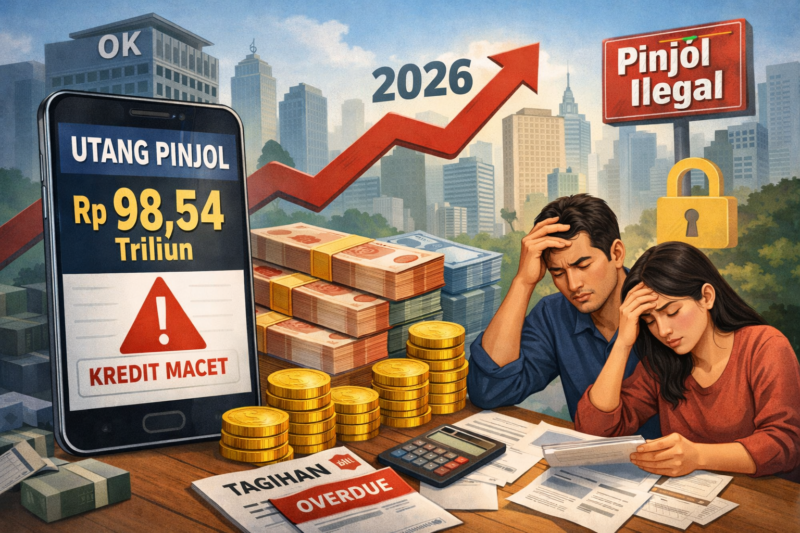 Utang Pinjol Warga RI Capai Rp 98,54 Triliun, Tumbuh 25,52 Persen