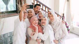 Ilustrasi suasana Lebaran (Foto: Getty Images/Edwin Tan)