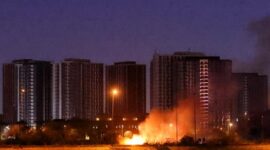 Perang Iran vs Israel dan AS. (AFP/AHMAD AL-RUBAYE)