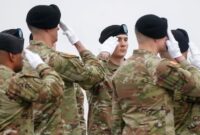 AS Kerahkan 3.500 Tentara ke Timur Tengah, Situasi Memanas ( Terntara Amerika Serikat (AS). (REUTERS/Nathan Howard / CNBC Indonesia )