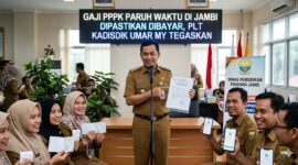 Ilustrasi : Gaji PPPK Paruh Waktu di Jambi Dipastikan Dibayar, Plt Kadisdik Umar MY Tegaskan