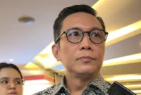 Pjs Direktur Utama BEI Jeffrey Hendrik di Gedung BEI, Jakarta, Senin (9/3/2026). Foto: Najma Ramadhanya/kumparan