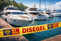 Bea Cukai Segel 4 Kapal Wisata Asing di Pantai Marina ( AI )