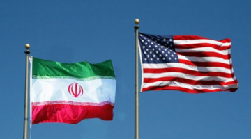 Ilustrasi -- Bendera AS dan Iran (dok. Reuters)