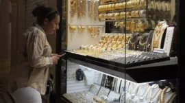 Ilustrasi harga emas perhiasan Sumber: AP