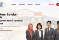 Tampilan laman depan pendaftaran rekrutmen Koperasi Desa Merah Putih dan Kampung Nelayan Merah Putih. (Sumber: phtc.panselnas.go.id)