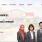 Tampilan laman depan pendaftaran rekrutmen Koperasi Desa Merah Putih dan Kampung Nelayan Merah Putih. (Sumber: phtc.panselnas.go.id)