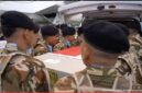 Foto Peti Jenazah Prajurit TNI Gugur di Lebanon Tiba di RI: (tangkapan layar YouTube Setpres)