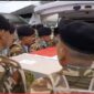 Foto Peti Jenazah Prajurit TNI Gugur di Lebanon Tiba di RI: (tangkapan layar YouTube Setpres)