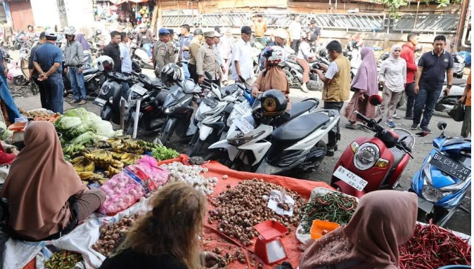 Pasar Tanjung Bajure Mulai Tertata, Penertiban Bawa Harapan Baru ( dok.jambihariini.com )