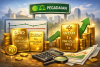 Emas UBS dan Galeri24 Stabil, Antam Naik Tipis di Pegadaian (AI)
