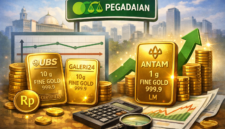 Emas UBS dan Galeri24 Stabil, Antam Naik Tipis di Pegadaian (AI)