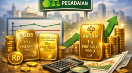 Emas UBS dan Galeri24 Stabil, Antam Naik Tipis di Pegadaian (AI)