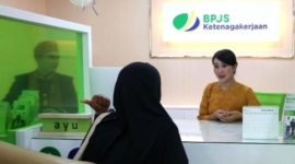 Kantor BPJS Ketenagakerjaan (Foto: Grandyos Zafna)