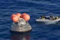 Kapsul Orion Artemis II Berhasil Mendarat di Samudra Pasifik, Seluruh Astronaut Selamat (dok.BBC NEWS INDONESIA)