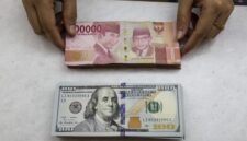 Ilustrasi kurs dollar ke rupiah, nilai tukar rupiah.(ANTARA FOTO/Dhemas Reviyanto)