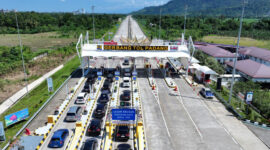 Libur paskah 2026,trafik jalan tol Trans Sumatera naik 43,62 Persen,Hutama Karya  perkuat operasional (Dok.jambiupdate.co)