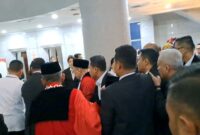 Anwar Usman Pingsan Usai Prosesi Purnabakti di Gedung MK (dok.KOMPAS.com/Fristin Intan Sulistyowati)
