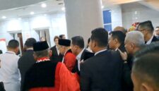 Anwar Usman Pingsan Usai Prosesi Purnabakti di Gedung MK (dok.KOMPAS.com/Fristin Intan Sulistyowati)