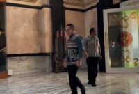 Eks KSAD Jenderal (Purn) Dudung Abdurachman di Kementerian Pertahanan, Jumat (24/4/2026).(KOMPAS.com/BAHARUDIN AL FARISI)