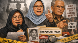 Istri Munir hingga Busyro Serukan TGPF Kasus Andrie Yunus ( AI )