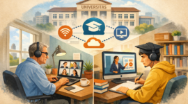 Kampus Masuk Era Efisiensi, Dosen Didorong Dapat WFH dan Mahasiswa Senior PJJ ( AI )