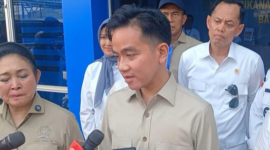Wakil Presiden RI Gibran Rakabuming Raka saat memberi keterangan. (Alamudin Hamapu/detikSumut)