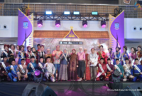 Sebanyak 11 pasang Bujang Gadis Kota Jambi 2026 terpilih sebagai duta promosi pariwisata dan budaya daerah. (Foto: Pemkot Jambi)