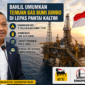 Ilustrasi temuan cadangan gas bumi jumbo di lepas pantai Kalimantan Timur yang melibatkan aktivitas eksplorasi migas oleh perusahaan energi di wilayah Blok Ganal, dengan potensi cadangan mencapai 5 triliun kaki kubik.